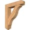 Ekena Millwork Funston Arts and Crafts Smooth Bracket w/ Offset Brace, Western Red Cedar, 7 1/2"W x 34"D x 38"H BKT0806X34X38FST03SWR - alternate 1